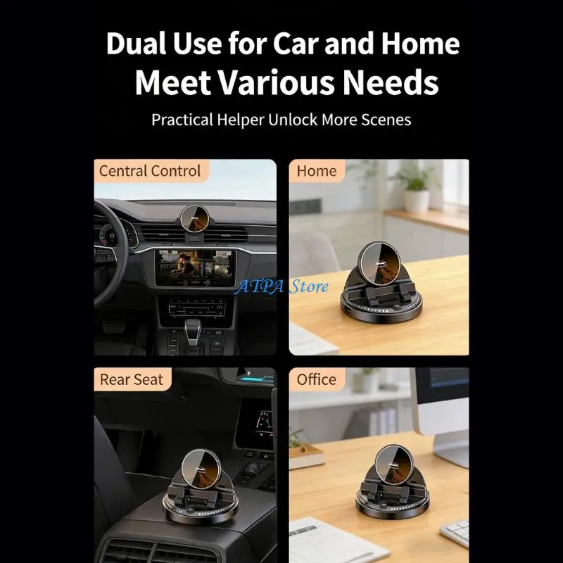 

U13C Car Wireless Phone Chargers Mount Holder Dashboard Fast 15W Universal