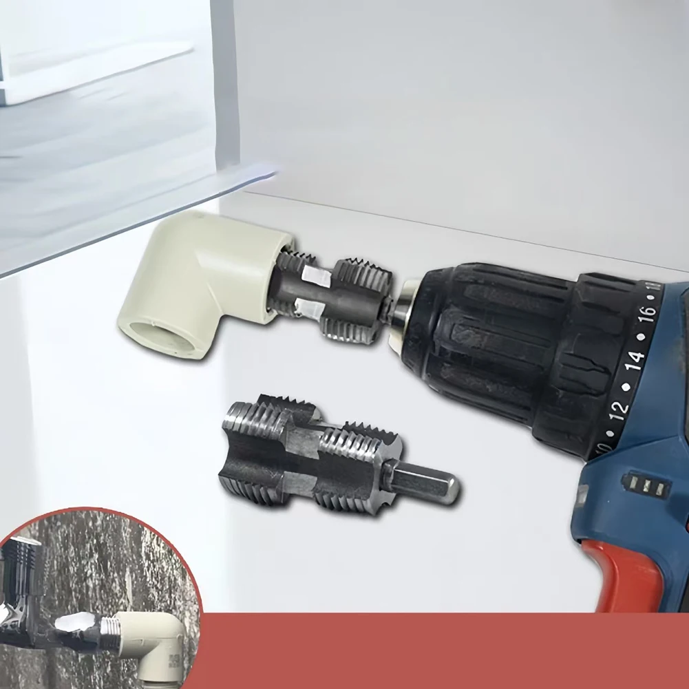 PRP Water Pipe Inner Hole Drill For 1/2inch And 3/4inch Pipes Double Heads Used Power Tools Accessories