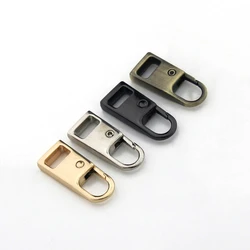 2pcs Metal Zipper Repair Kits Slider Puller Instant Zipper Replacement For Broken Buckle Travel Bag Suitcase Garment Zipper Head