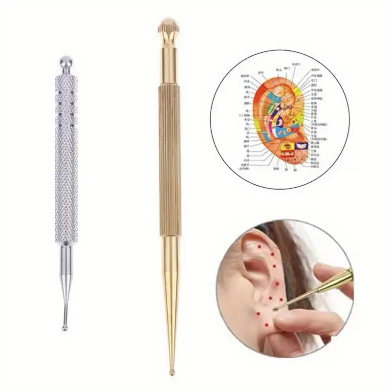 1 Stück Akupunkturpunkt-Sonde aus Edelstahl, Aurikulärer Punkt-Marker, Schönheits- und Gesundheitspflege, Ohrreflexzonen-Massage-Nadel zur Erkennung