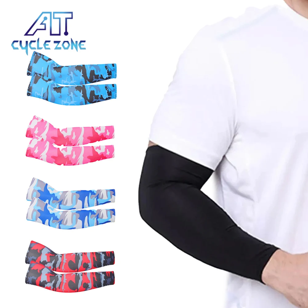 

Outdoors Bicycle Arm Sleeves UV Protection Running Cycling Sleeves Sunscreen Arm Bands MTB Bike Arm Cover Cuff Bicycle Equipment