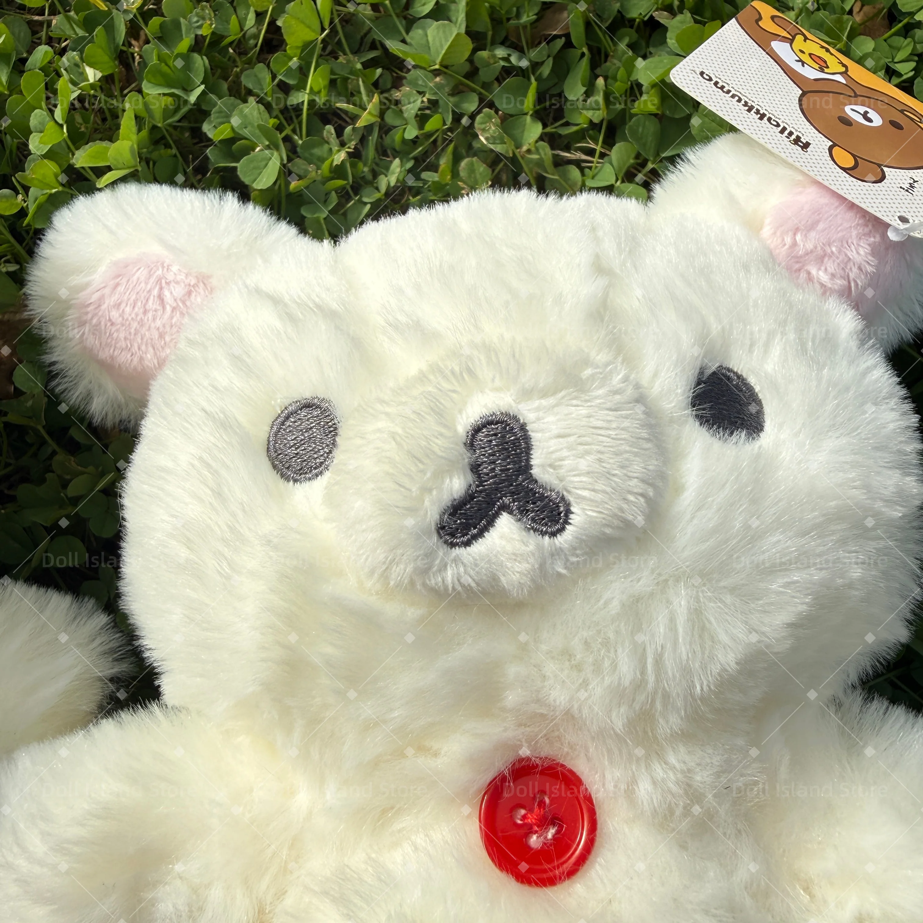20 سنتيمتر أشعث Rilakkuma ألعاب من القطيفة Kawaii الأبيض الدب محشوة دمية رائعتين أنيمي الدب غرفة ديكور هدية عيد ميلاد للأطفال #5