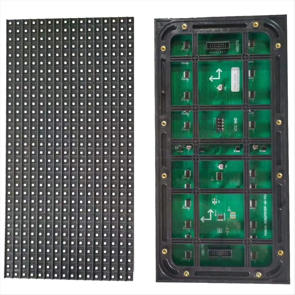 

L77A 2Pcs P10 Full Color Outdoor LED Module HUB75 SMD3535 32x16 Pixels LED Display Panel 320x160mm 1/4S Driver