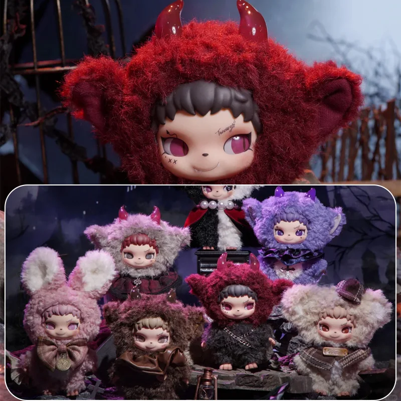 

Tinnaya Blind Box Tinnaya The Witch’s Game Series Blind Doll Vinyl Face Darkness Style Mystery Box Plush Bag Pendant Figure Gift