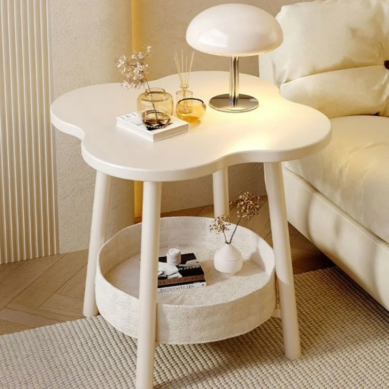 

Bedside Table Small Shelf Household Bedroom Flower Small Edge