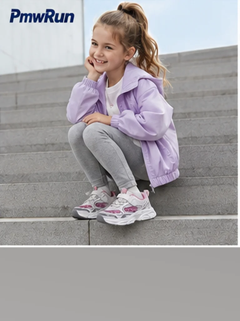 PU-Leder Sportschuhe für Kinder Trendige Mode Teenager Kinder Sneakers Rutschfeste Wasserdichte Laufschuhe Jungen Mädchen – Detail 3