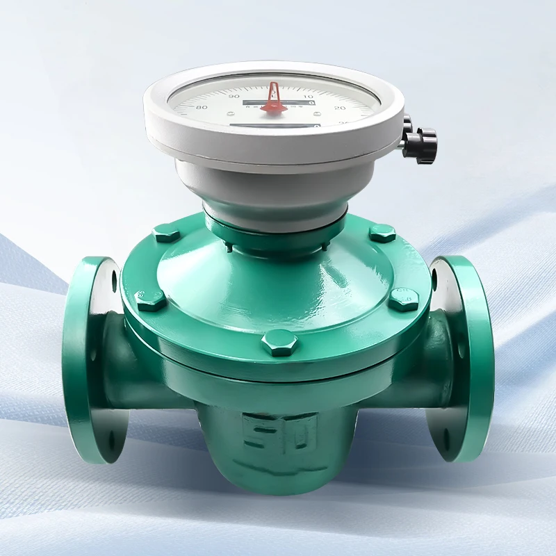 Diesel Flow Meter High Viscosity Asphalt Oil and Liquid Flow Measure Pulse RS485 for Water Medium