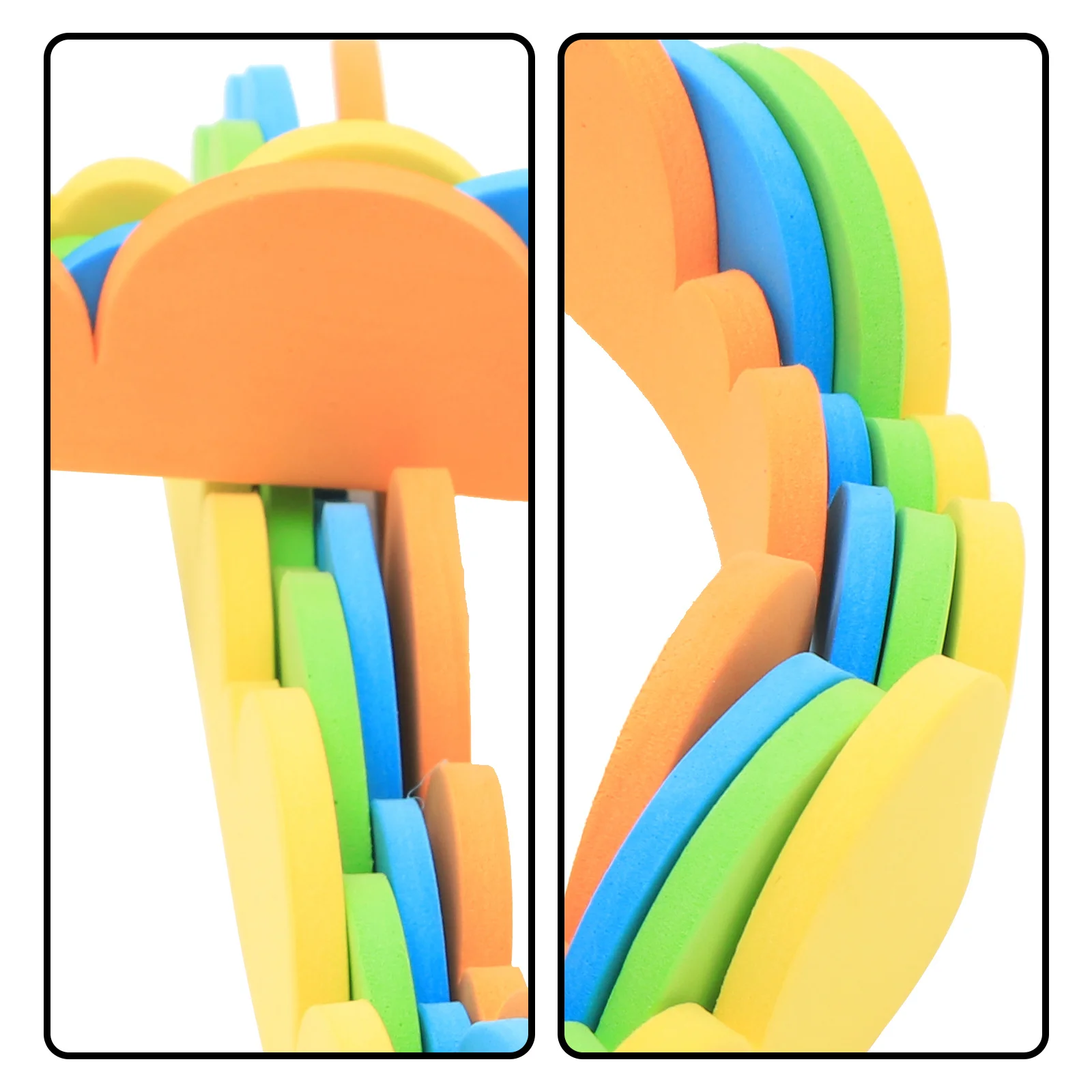 

4Pcs Bulletin Board Borders Scalloped Border Trim Classroom Blackboard Window Door Decorative Borders for Bulletin Board