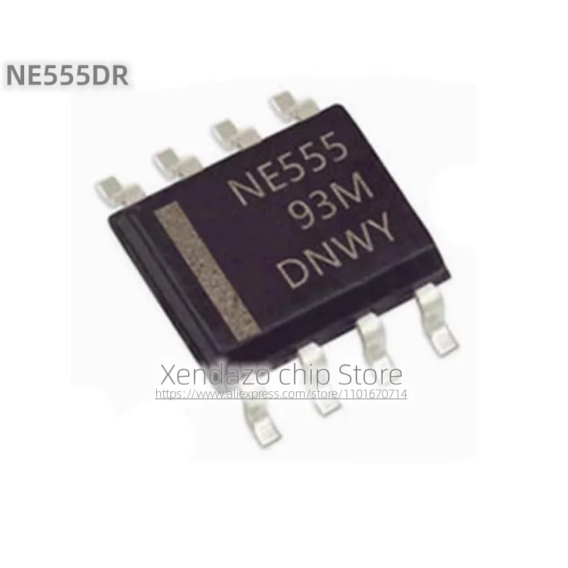 10pcs/lot NE555DR NE555 SOP-8 package Original genuine High precision timer chip