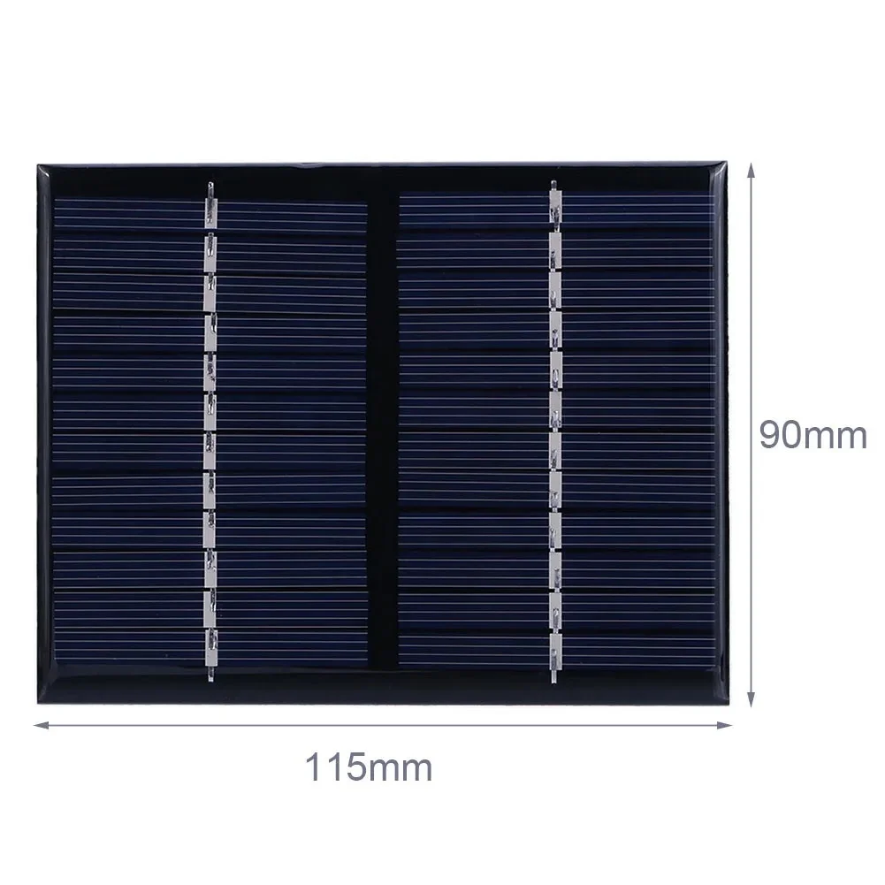Small Solar Cell 12V Solar Panel For Outdoor Lighting 1.5W Power Output High Conversion Efficiency Flexible Connectivity