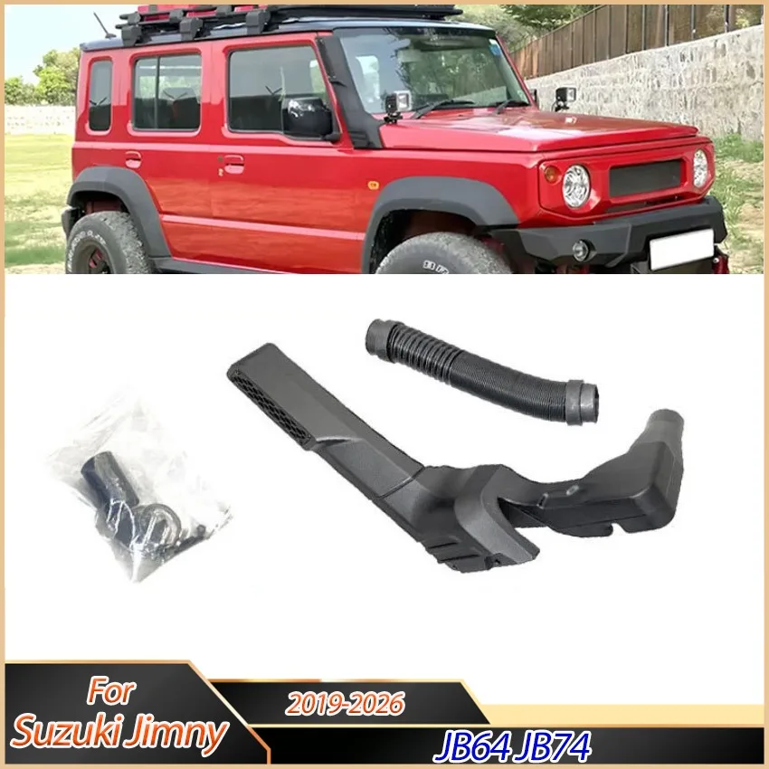 Snorkel Kit Raised Air Intake for Suzuki Jimny JB64 JB74 2019 2020-2026 Off Road Engine Protection Duct Hose Modification Kit