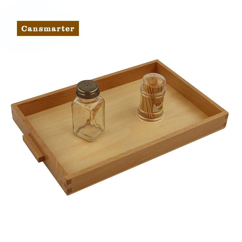 Montessori Learning Materials Wooden Toothpick Boxes Tray Organizing Work Daily Life Baby Toys Teaching Aids Toys for Children