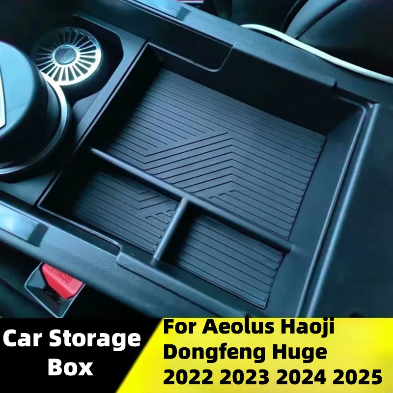 

Car Storage Box For Aeolus Haoji Dongfeng Huge 2022 2023 2024 2025 Central Console Sundrie Armrest Organizer Pallet Holders Tool