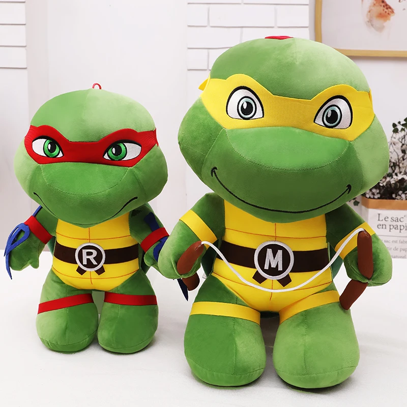 65 см Черепашки Ниндзя, плюшевые куклы, аниме-игра TMNT Leo Raph Mike Don, мягкие игрушки, украшение, игрушки для детей, подарок на день рождения