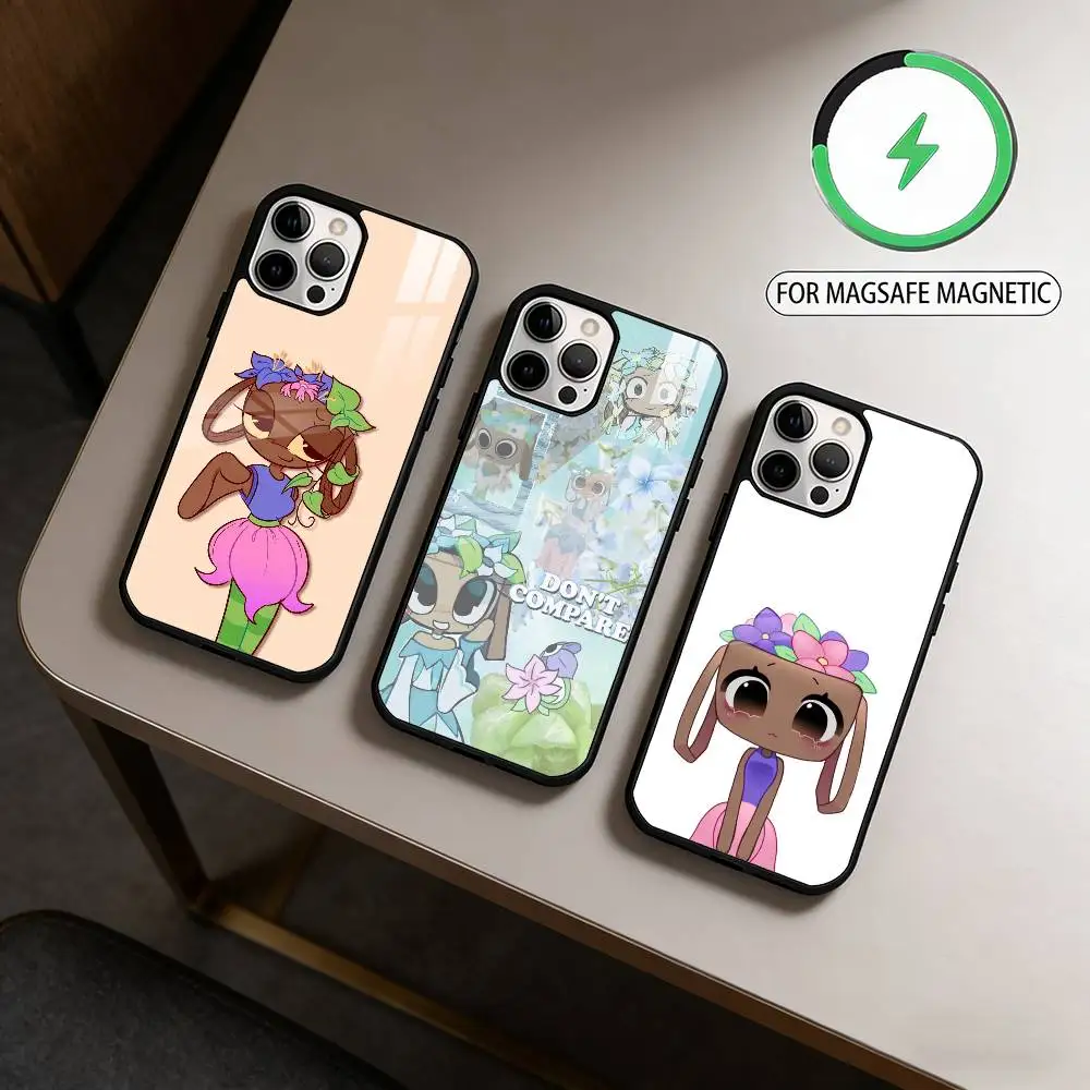 

Dandy's World B-Bassie Magnetic For Magsafe Wireless Charging Phone Case For iPhone17,16,15,14,13,12,11 Plus,Pro Max