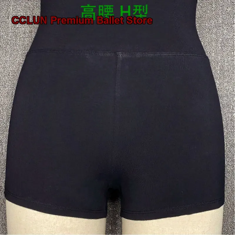 Pants High-Waisted Turned-Up One-Fifth Practice Boxer Briefs A-Type Dance Yoga Shorts Dance Three-Fifths Pants