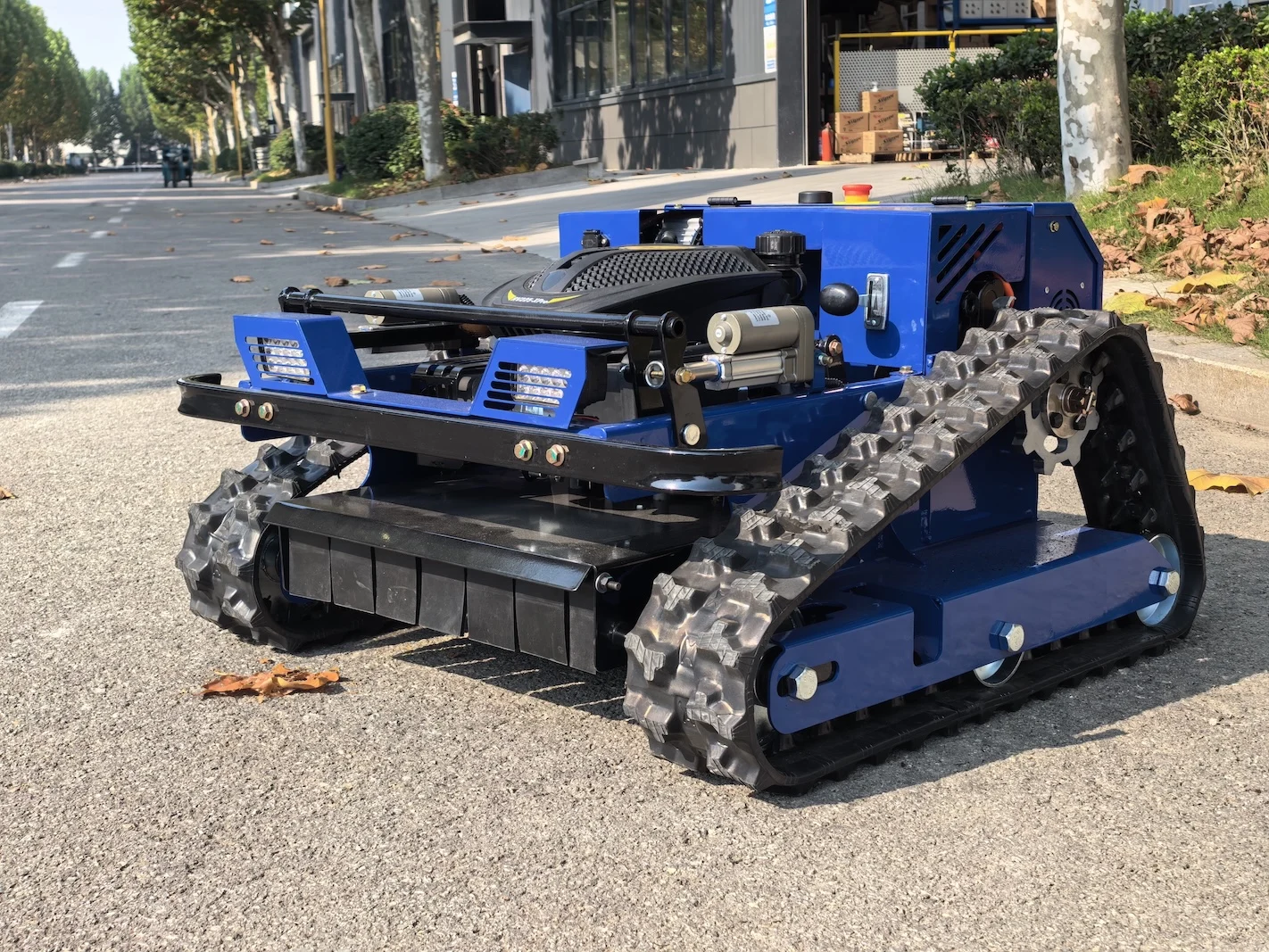 Wireless Remote-Controlled Lawn Mower with Smart Obstacle Avoidance for Villa Lawns