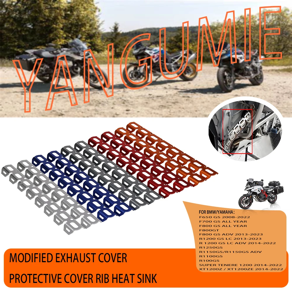 

For BMW R1200GS LC Adventure R1250GS R 1250 1200 GS GSA Accessories Exhaust Muffler Pipe Heat Shield Protection Cover Protector