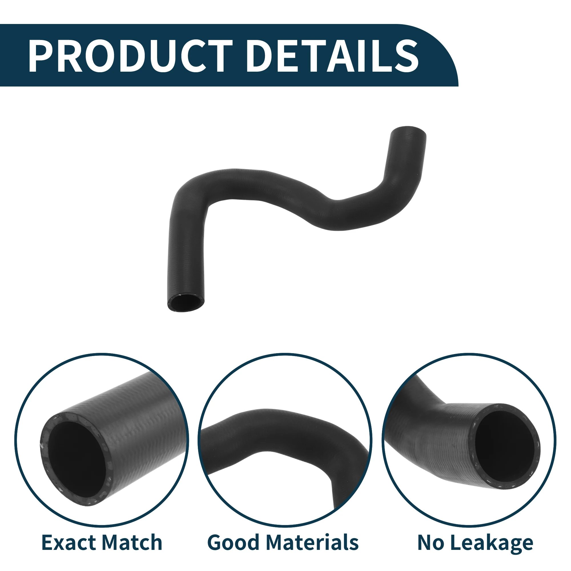 

UXCELL Шланг радиатора Выпускная труба отопителя для Toyota Camry 2018-2023 No 16572F0050 Резиновая нижняя черная