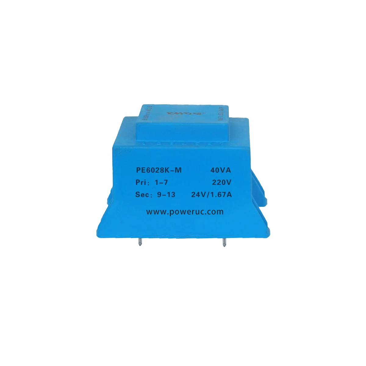 

YHDC PE6028K-M Power 40VA /230V/12Vx2 K Series Isolation Encapsulated Transformer PCB Welding