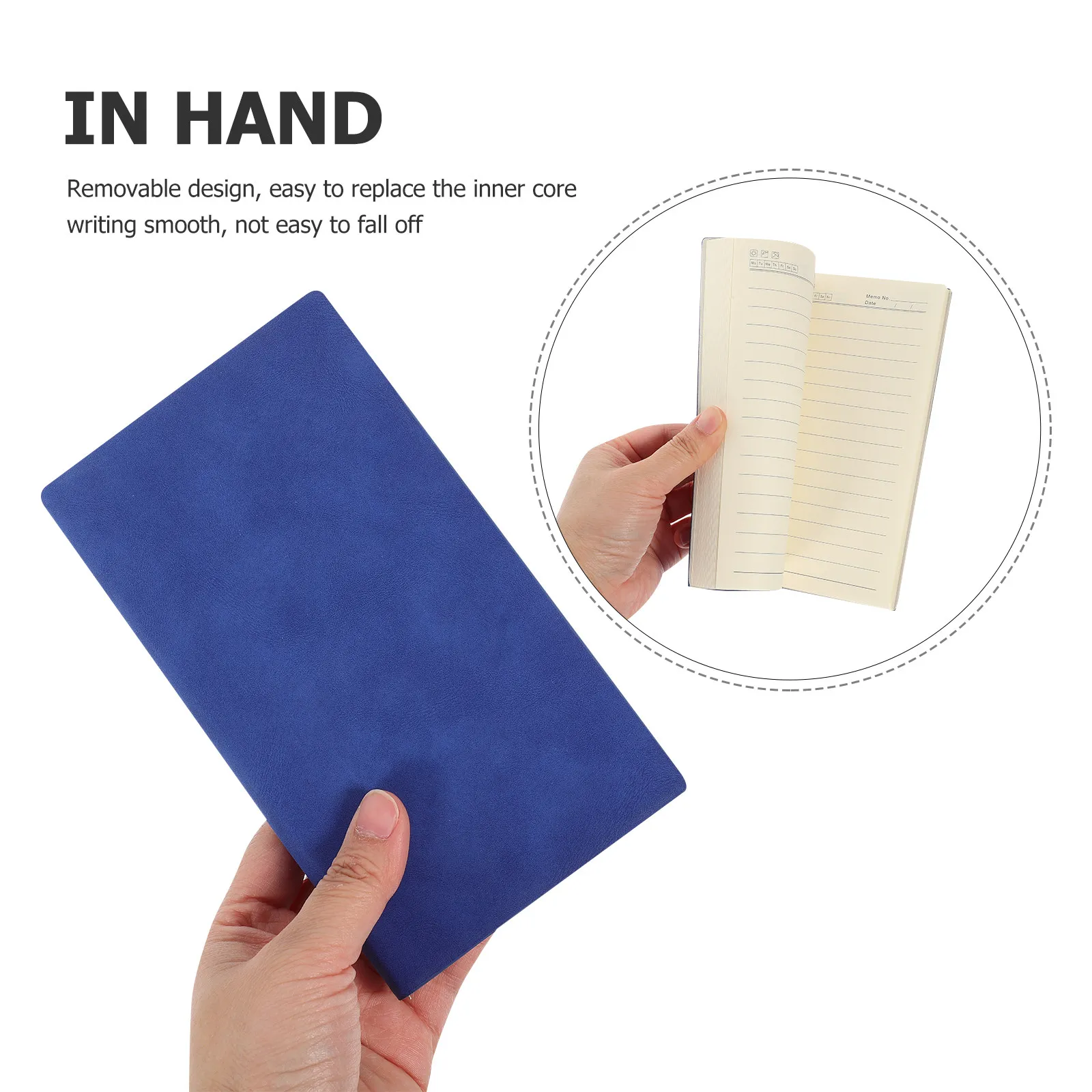 3Pcs Mini Pocket Notebook Lightweight Compact Portable Notepad for Office School Home Business Conference Schedule Planning