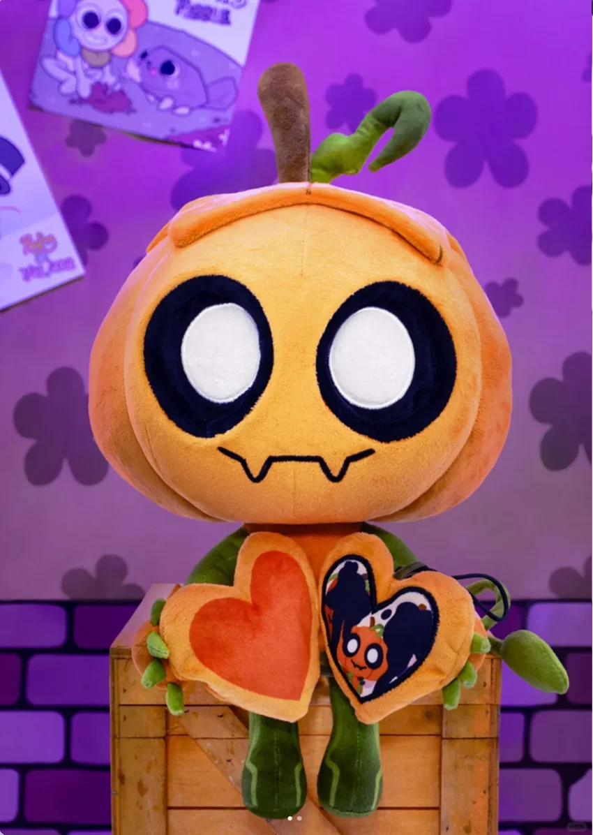 2025 Dandys World Plush Gourdy Plush New Arrival Dandy'S World Gourdy Halloween Plush Toy Pumpkin Figurine Holiday Gift Soft Toy