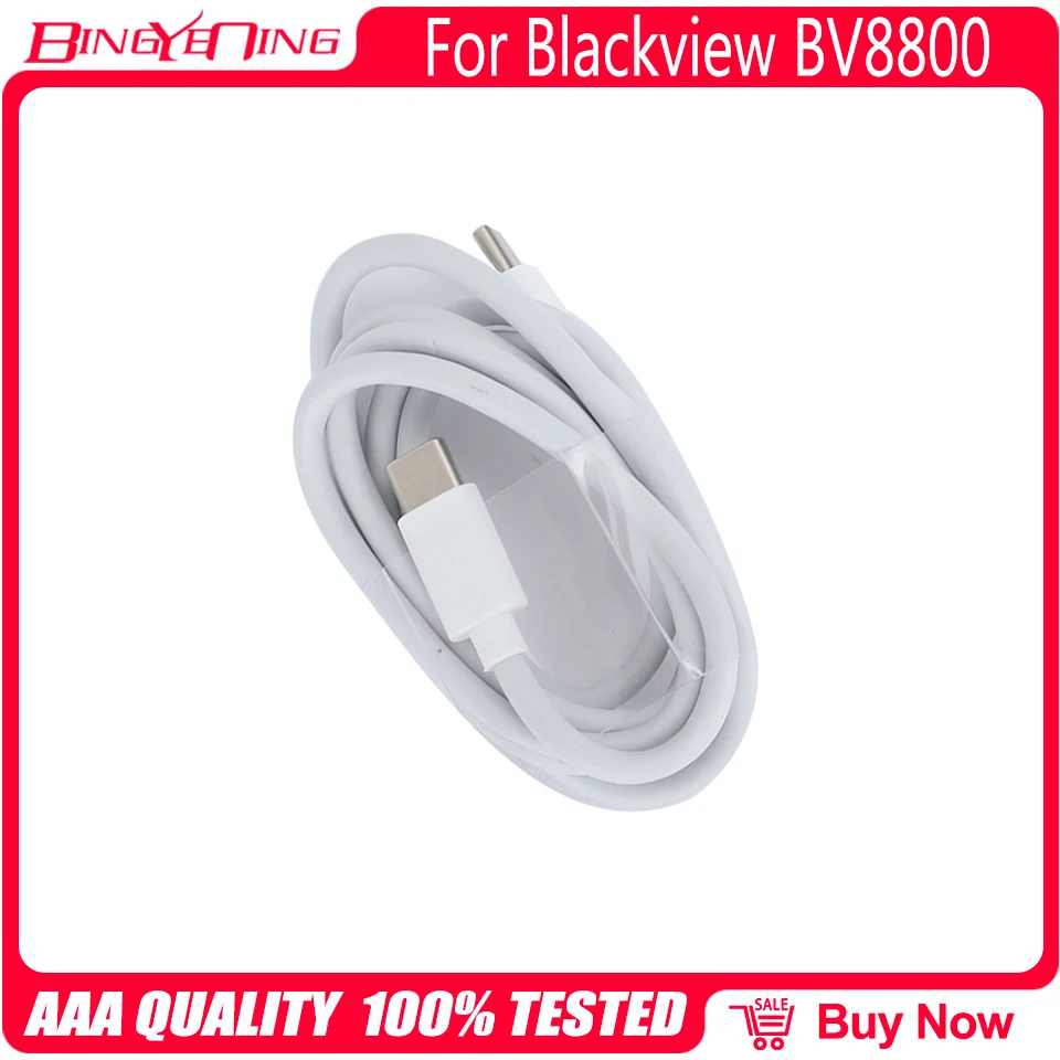 Original GaN Fast Charger For Blackview BL9000 Pro BV8800 BL8800 Pro EU Plug Travel 5V3A TPYE-C USB Cable Data Line