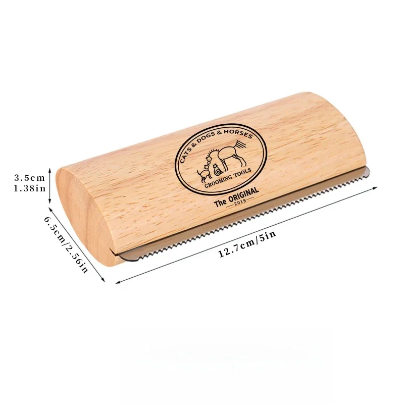 Wooden hair remover, grooming brush hair removal, dog grooming products | pet hair removal tools suitable for all fur types