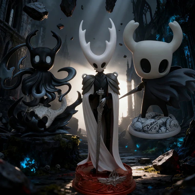 

Модель Hollow Knight, игра, фигурки бледного короля, коллекция статуй GK, экшн-фигурка, орнамент, фигурка манги, игрушки, подарок для детей