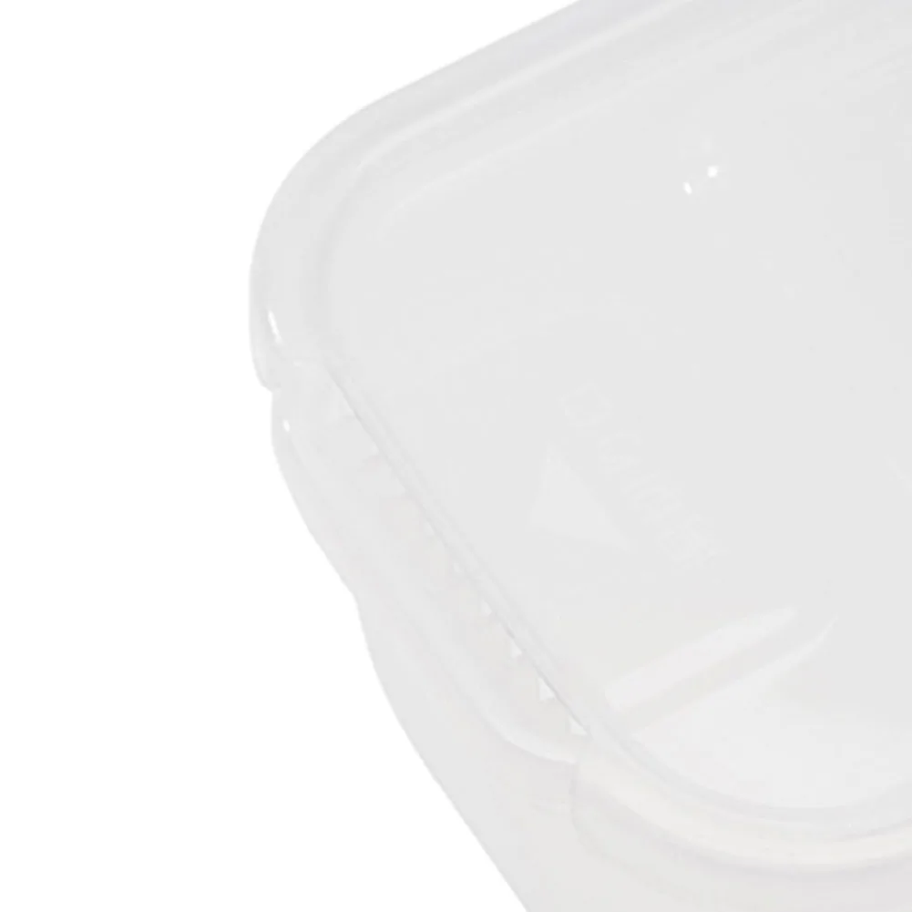 Caixa de cozinha nova marca buraco dreno macarrão requintado cozinha microondas pp 29*7*11cm caixas caixa de cozinha macarrão prático