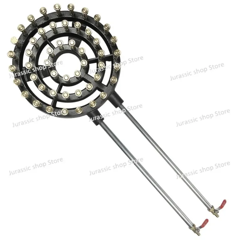 

Good Quality Casting Iron Lpg & Ng Gas Jet Burner for Food Equipment with 50 Nozzles