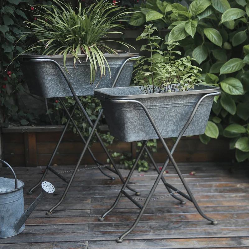 

Железная винтажная подставка для цветов с крестом, подставка для балконных растений, органайзер для зелени, поднос для садовых растений, многофункциональная подставка для домашних растений