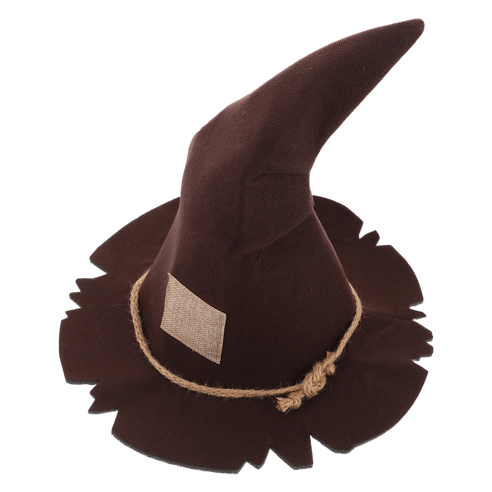 

Nonwoven Halloween Wizard Hat Pointed Witch Scarecrow Cosplay Costume Accessories Comfortable Breathable Party Wear