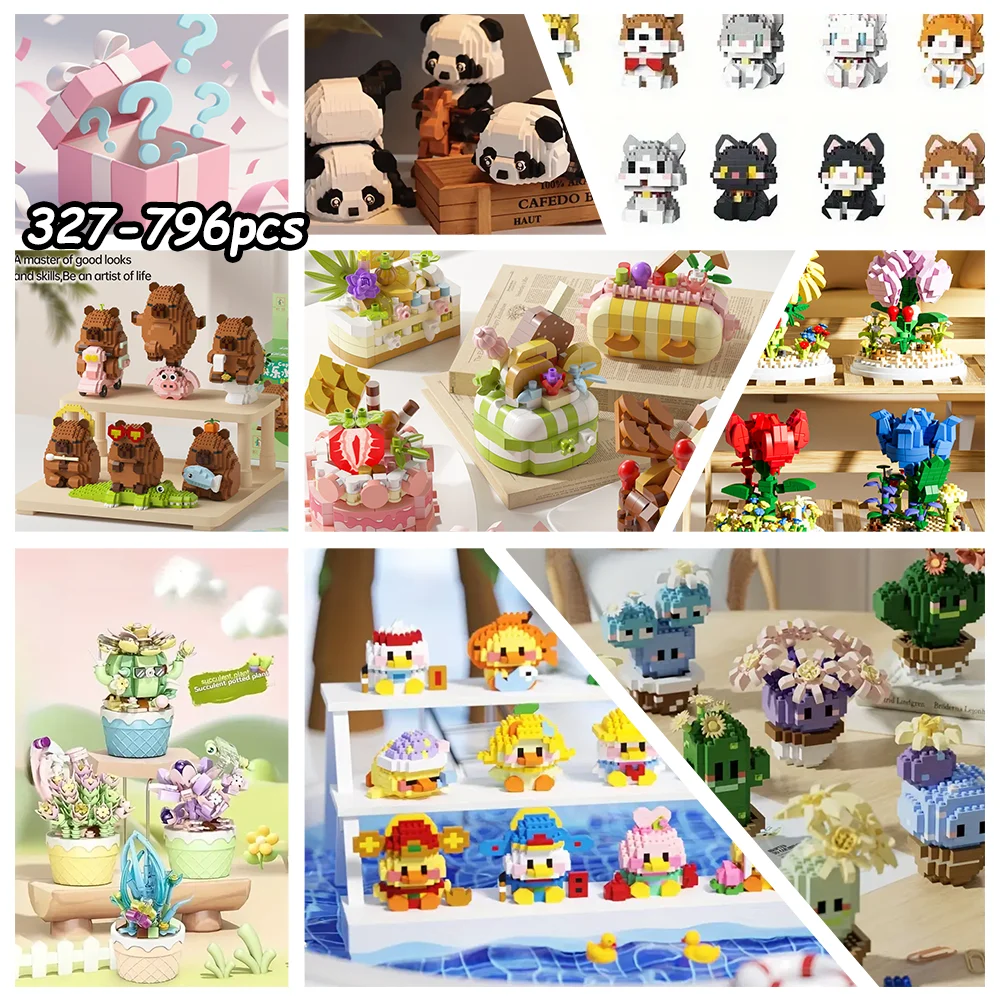 

Более 200 стилей случайно отправляются, слепые коробки для строительных блоков, разблокировка маленьких сюрпризов в сборе.