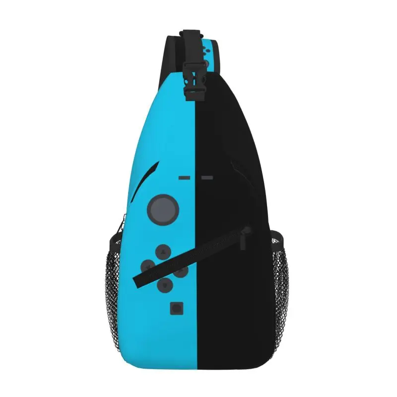 

Custom Retro Video Game Controller Sling Bag for Men Cool Gamer Gift Shoulder Chest Crossbody Backpack Travel Hiking Daypack