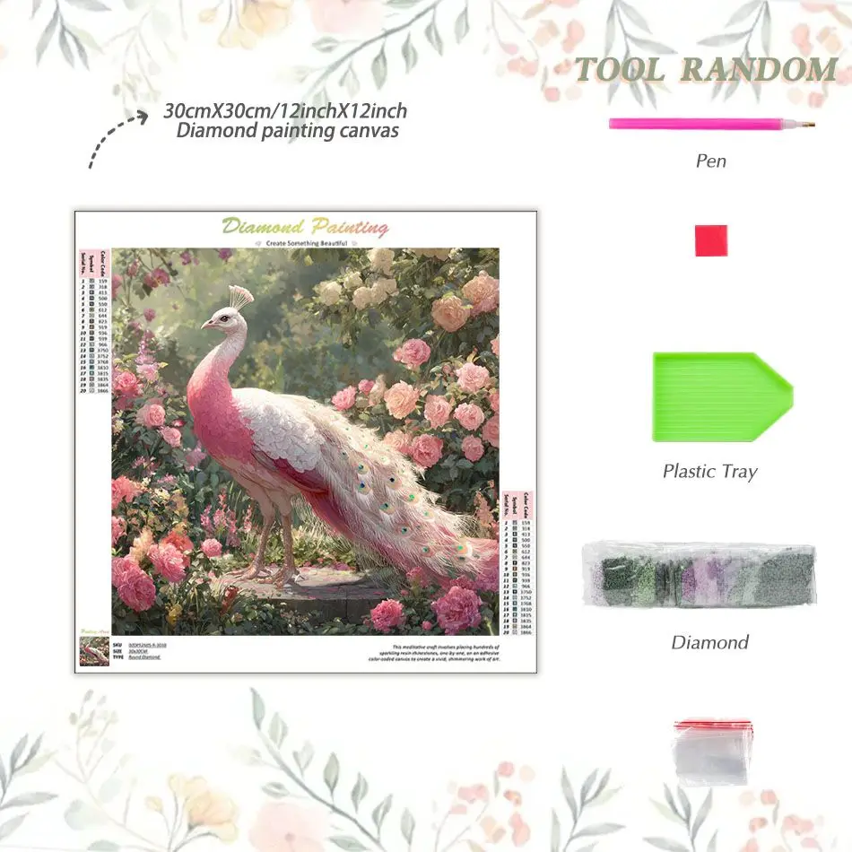 CHENISTORY Flamingo Diamond Painting Kits Create Wall Art Artwork Animal Paint By Diamonds Home Decor Gift Adult Diamond Art