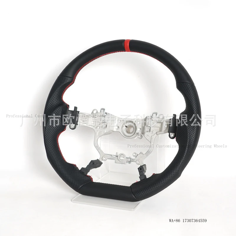 Suitable for Toyota Land Cruiser 16-21 models, full leather car steering wheel assembly modification