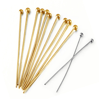 50pcs Stainless Steel Ball Pins for Jewelry Making Supplies