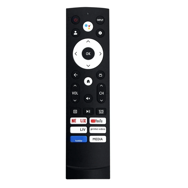 ERF3T90H Replace IR Remote Control For Hisense Android Smart TV No Voice