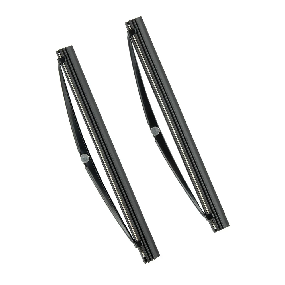 Part Wiper Blades Headlight Headlamp Metal + Rubber Accessories Black For Volvo 960 S80 S90 2pcs High Quality Replacement