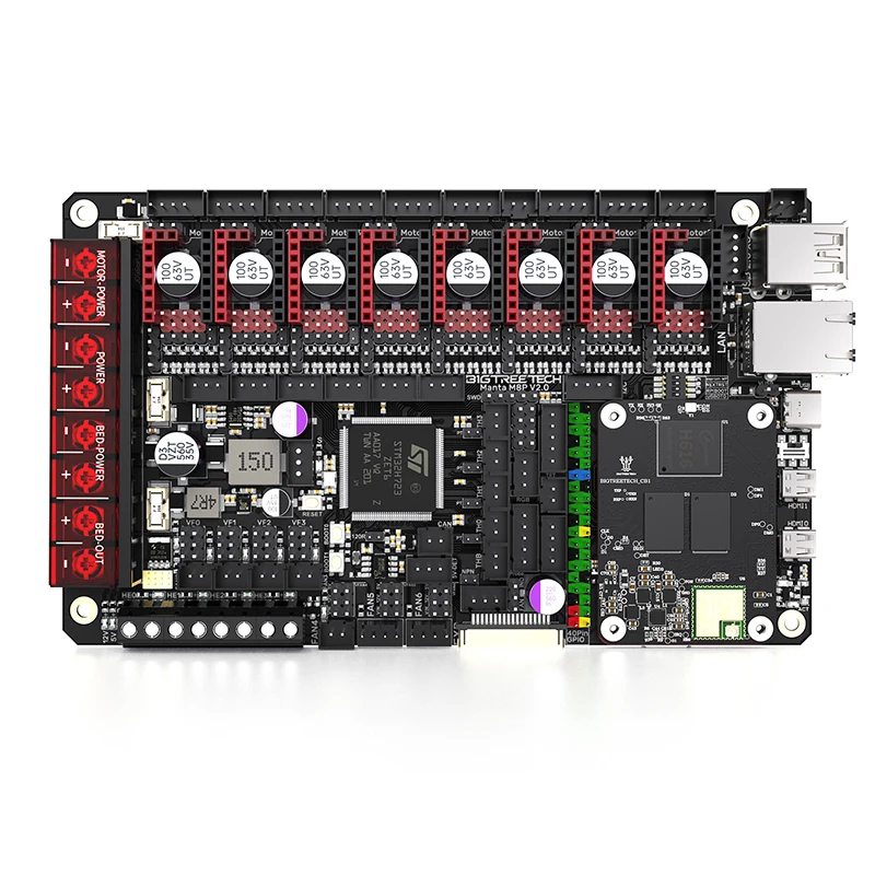 

BIGTREETECH Manta M8P V2.0 Control Board 32Bit Mainboard for Klipper Voron 2.4 3D Printer DIY Upgrade Accessories