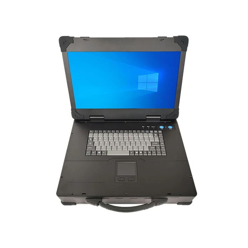 Ultra-thin model with top clamshell 2.3U17.3-inch portable integrated industrial server chassis Reinforced laptop chassis