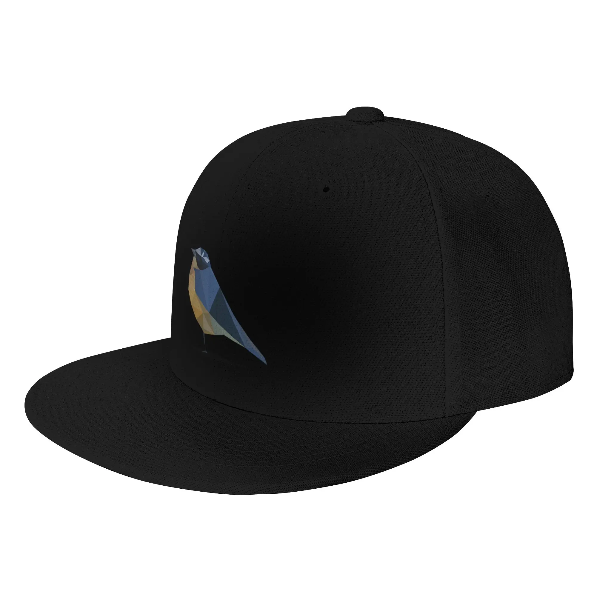 Fashion Bird Flat Brim Sun Hat  Unisex Denim Hat Hat Women's