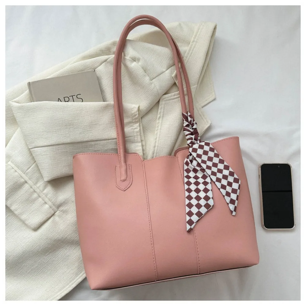 

Fashion Large Capacity PU Leather Shoulder Bag Commuting Casual Retro Underarm bag French Style Ins New Design Tote Bag Women