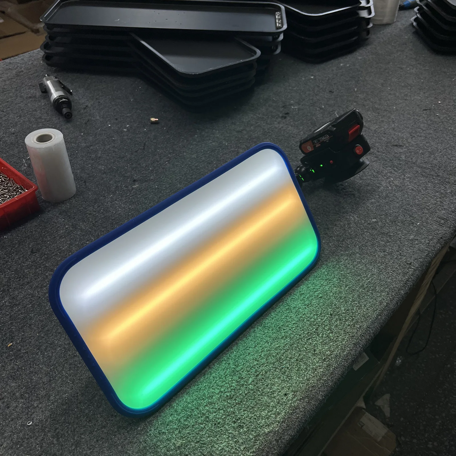 Car Dent PDR Light With Electric Suction Cups 9 Light Styles Adjustment With Two 6000 MAh Batteries And A Fast Charging Dock Pai