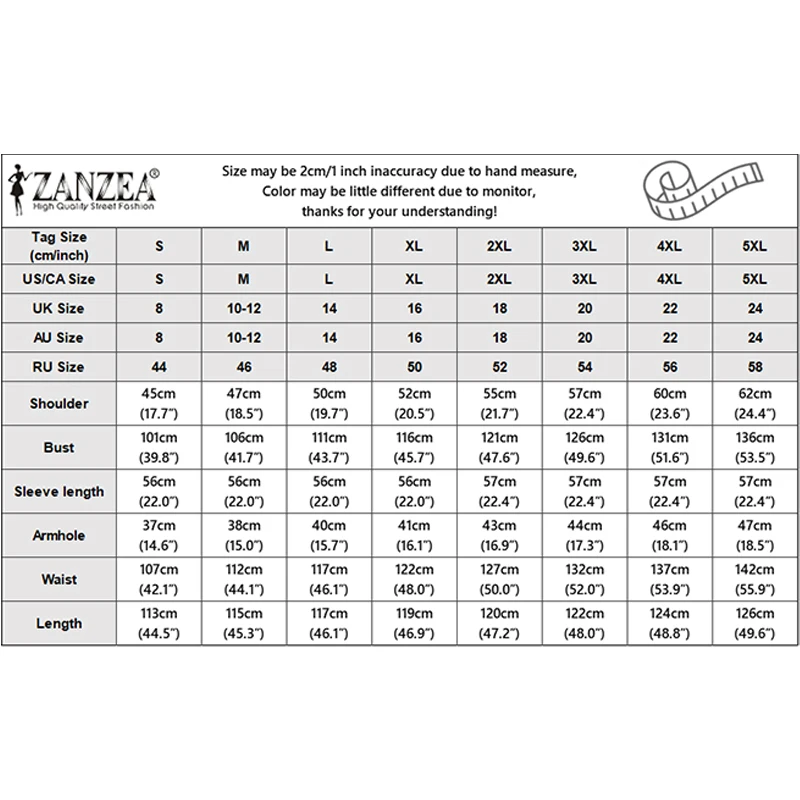 المرأة طويلة الأكمام قميص فستان 2026 الربيع نمط غير رسمي الياقات زر حتى جيوب الدنيم مثل فساتين متوسطة الطول ZANZEA ملابس امرأة #6