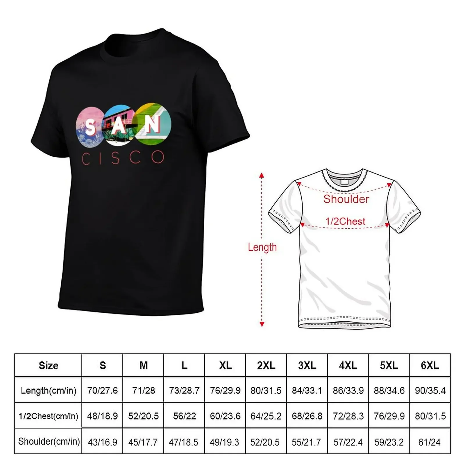 San Cisco! T-Shirt sports fans oversized anime clothes heavyweight t shirts for men