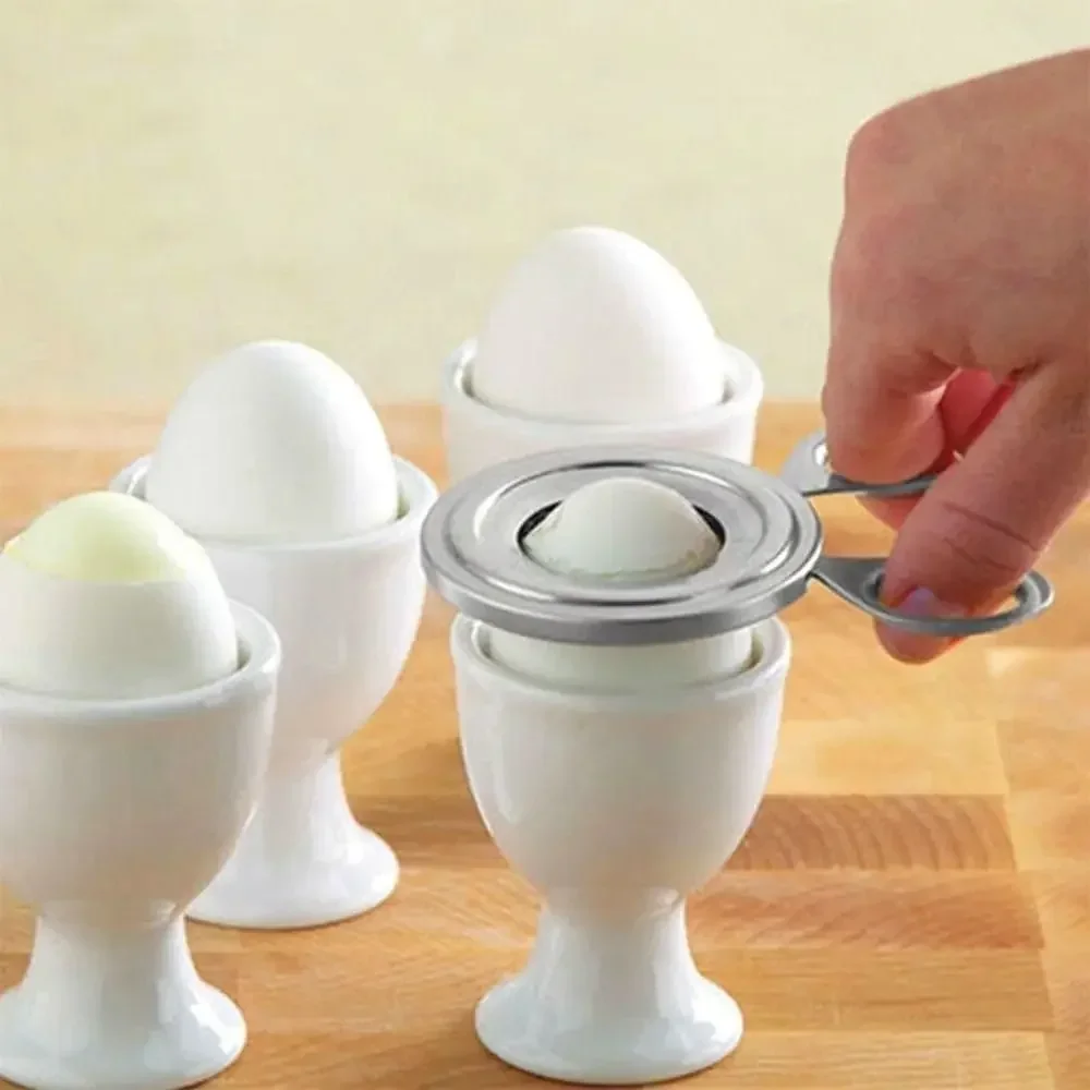 Stainless Steel Egg Topper Cutter Egg Scissors Egg Cutter Egg Clipper Egg Opener Egg Sheller Egg Scissors