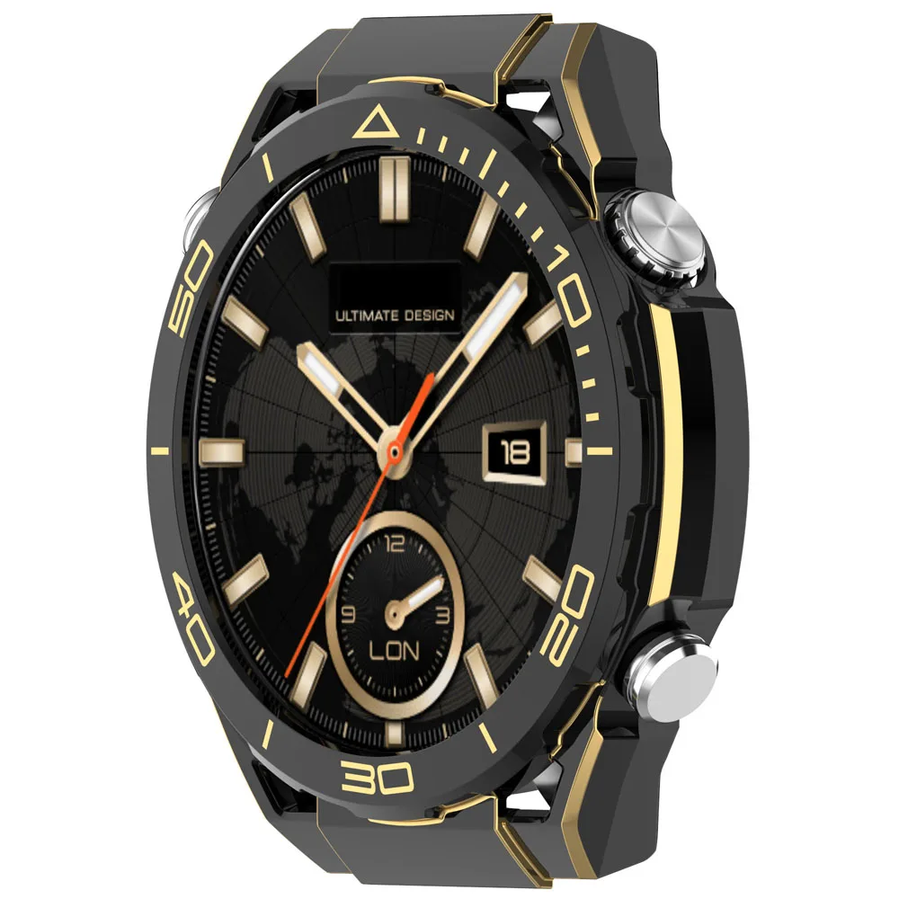 

1x высококачественный чехол для ПК для Huawei Watch GT4 GT5 GT5Pro 46 мм, чехол для умных часов, защитный чехол-бампер