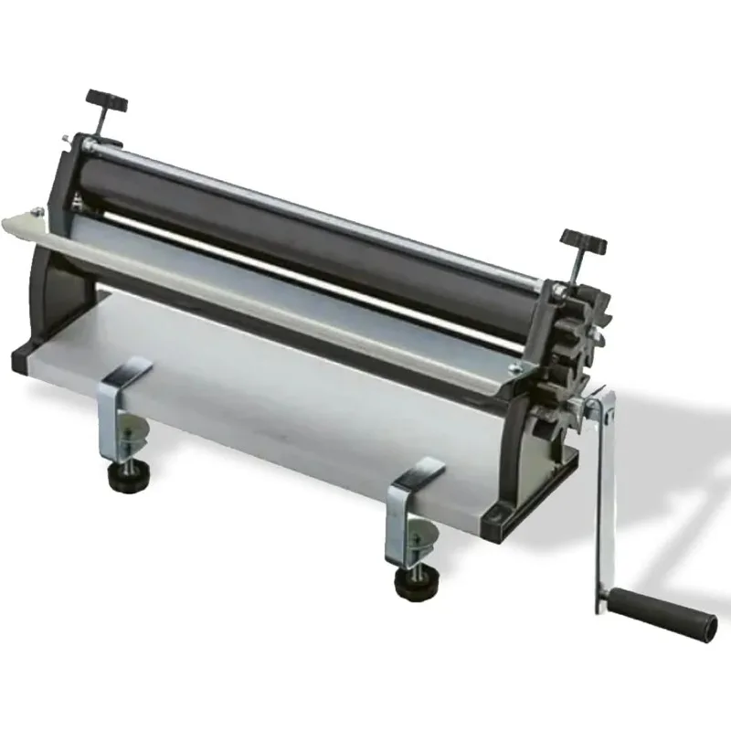 19 inch pizza dough drum machine with hand crank - pasta machine